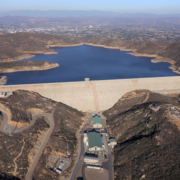 The 318-foot-tall Olivenhain Dam in North County is a major component of the Water Authority’s Emergency and Carryover Storage Project. The dam added 24,000 acre-feet of water storage capacity. Golden Watchdog Award