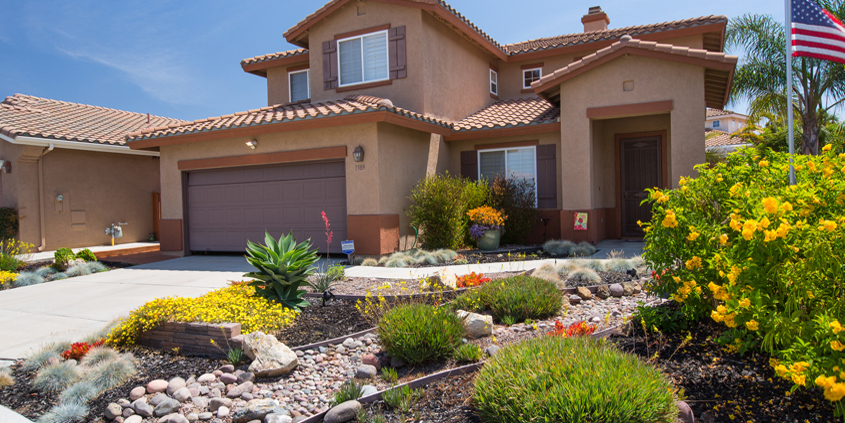 Use a variety of contouring methods in your sustainable landscape design. Photo: Water Authority
