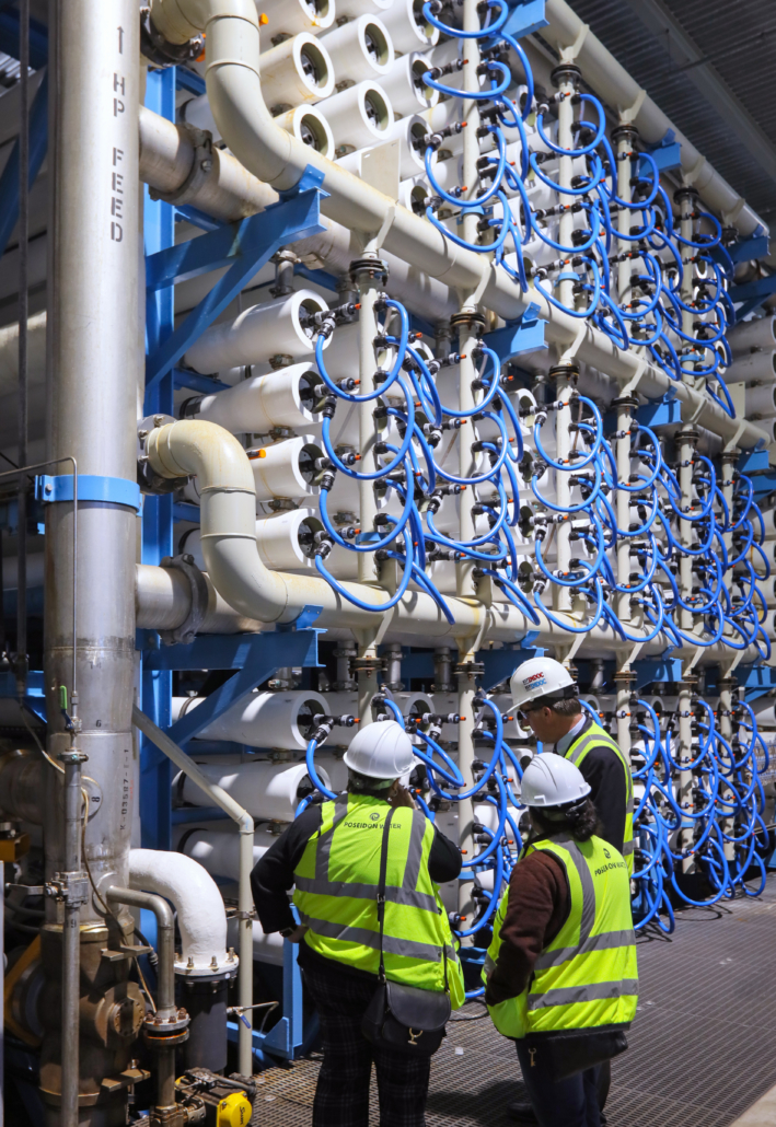 Visitors tour the Carlsbad desalination plant during Thursday's anniversary event. Photo: Water Authority