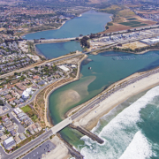 San Diego regional water quality regulators issued a new permit for the development of permanent, stand-alone seawater intake and discharge facilities at the Carlsbad Desalination Plant. Photo: Water Authority