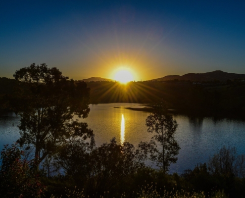 Lake Jennings Photo Contest, Adult Category 1st Place (Adult): Randy Siegel, "Sunrise Over Lake Jennings"