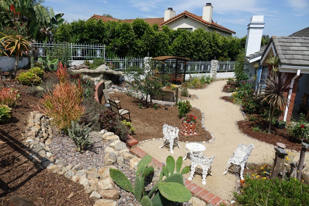 The Cissells designed their new yard after attending the Water Authority's free WaterSmart Landscape Makeover courses. Photo: Otay Water District