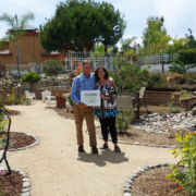 La Mesa residents Bob and Shan Cissell transformed 2,500 square feet of turf into their own Conservation Garden in La Mesa, winning the 2019 Oty Water District Landscaping Contest. Photo: Otay Water District