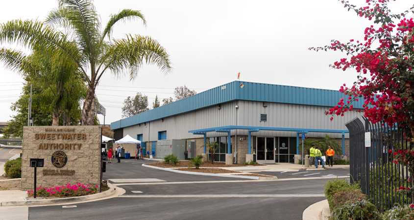 The Richard A. Reynolds Desalination Facility is a state-of-the-art groundwater desalination facility Photo: Sweetwater Authority Best Tasting Membrane Water Award