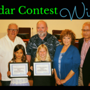 Vallecitos Water District contest winners are honored at the July board L to R: Sierra Whiteside, Zofia Dowd. Photo: Vallecitos Water District