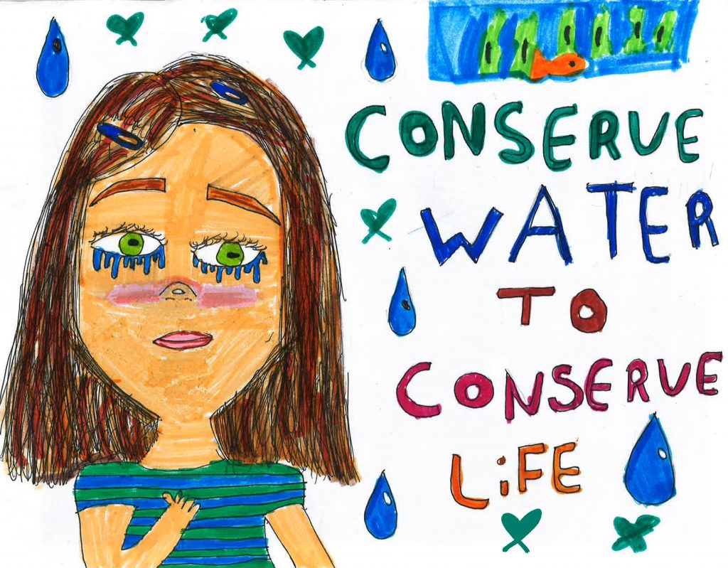 Malayiah Williams, Grade 5, Wolf Canyon Elementary School (Second Place; 4-6). Photo: Otay Water District