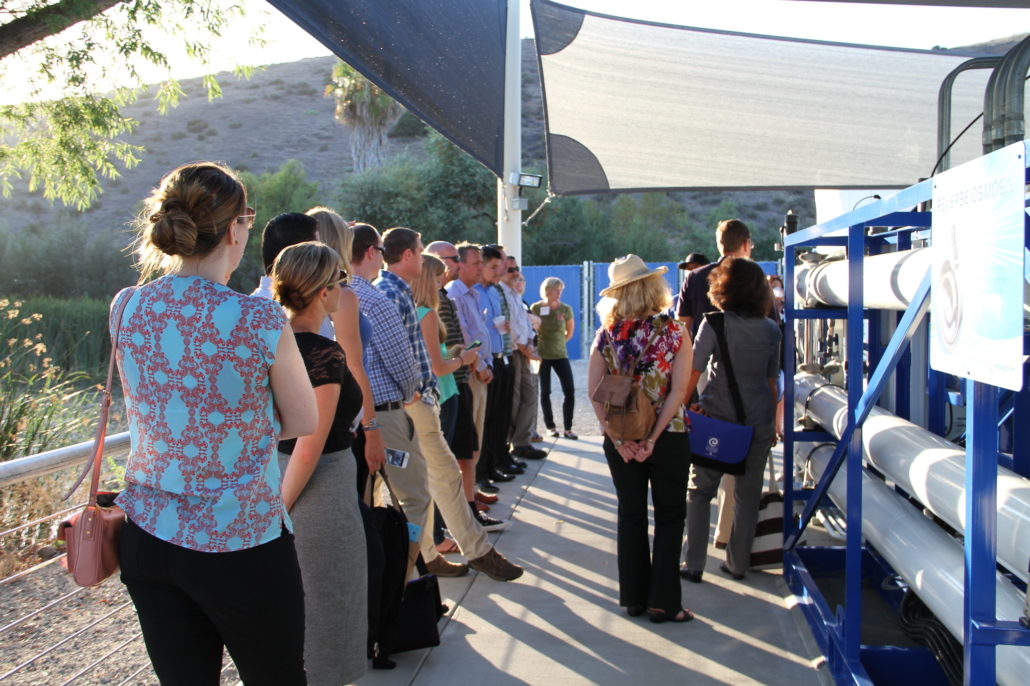 Citizens Water Academy participants tour the Claude "Bud" Lewis Desalination Plant in Carlsbad. Photo: Water Authority