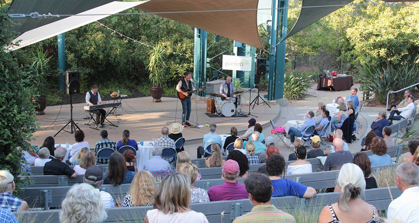 The Garden's amphitheater seats 300 and will host its 20th anniversary benefit concert on Nov. 16. Photo: Water Conservation Garden