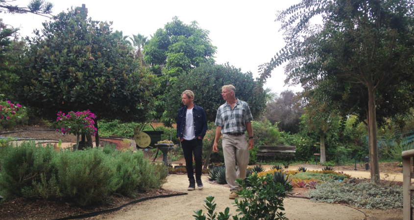 Jon Foreman of the San Diego band Switchfoot is among the many fans of The Water Conservation Garden in San Diego's East County. Photo: Water Authority