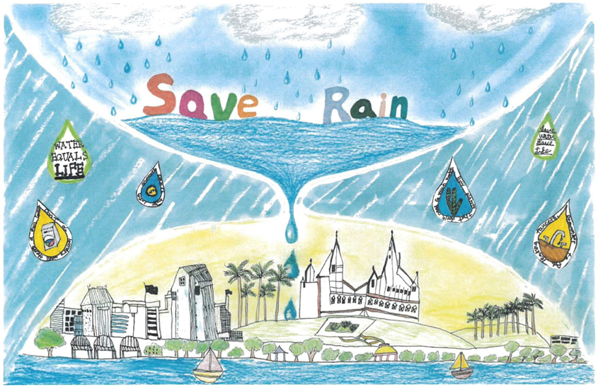 First Place, Second Grade: Isabella Chen, Solana Ranch Elementary, Carmel Valley 2020 Water Conservation Calendar