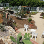 Rocks and small boulders are both aesthetically pleasing and useful in your landscape. Photo: Otay Water District