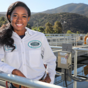 Otay Water District Reclamation Plant Operator Tyrese Powell is among the women pursuing career opportunities in the water and wastewater industry. Photo: Water Authority