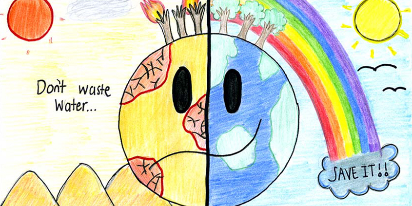 Anahy Ambriz of Maie Ellis Elementary won first place in the 2020 Fallbrook PUD Calendar contest.