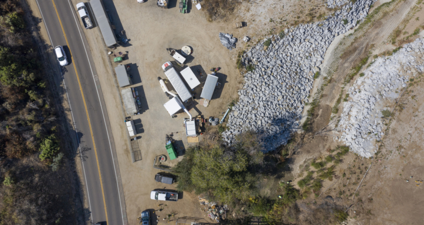 After a leak in nearby Pipeline 4 was discovered near Moosa Creek last summer, Water Authority staff assessed the conditions of Pipelines 3 and 5, which run parallel to Pipeline 4 as part of the Second Aqueduct. Photo: San Diego County Water Authority