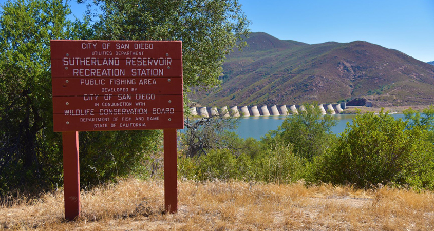 Sutherland Reservoir reopens for recreation in 2020 on Friday, March 6. Photo: City of San Diego