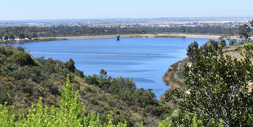 Miramar Reservoir will reopen for public recreation on Friday, May 25. Photo: City of San Diego San Diego Reservoirs reopen