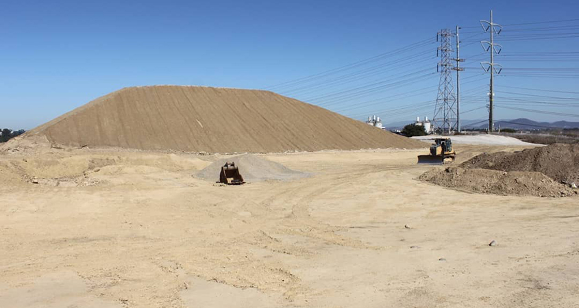 More than 80,000 cubic yards of soil have been moved to date during initial site work on the Pure Water San Diego project, which is equivalent of approximately 25 Olympic sized swimming pools. Photo: City of San Diego