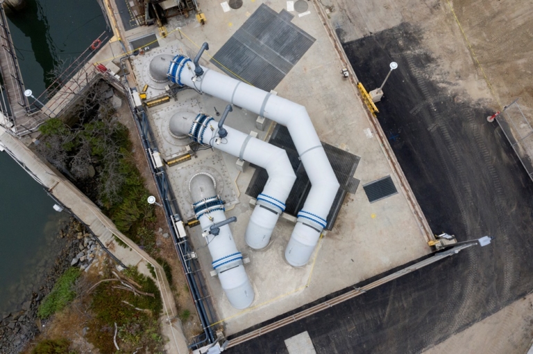 New FishFriendly Seawater Intake Pumps at Carlsbad Desalination Plant