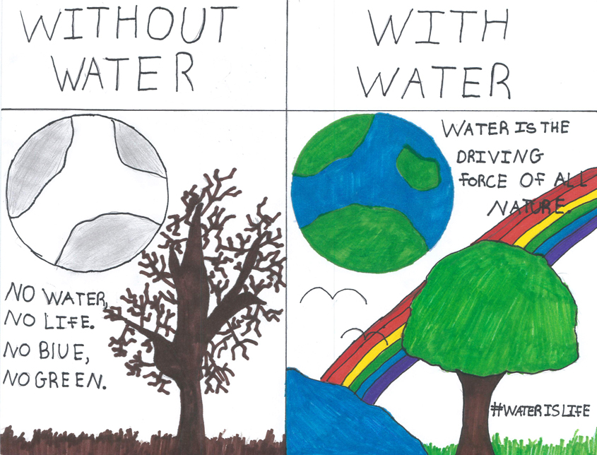 Sarah Bernier – Sixth Grade, Joan MacQueen Middle School, Alpine. Photo: Padre Dam MWD Water Is Life