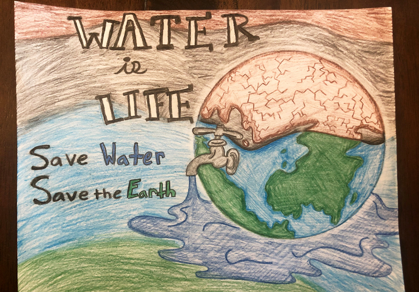 Violet Jacobson – Fourth Grade, Hill Creek School, Santee. Photo: Padre Dam MWD Water Is Life