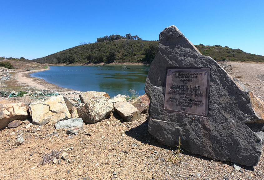 The Mahr Reservoir stores up to 54 million gallons of reclaimed water to be used later for irrigation. Photo: Vallecitos Water District