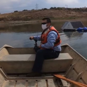 Meadowlark Water Reclamation Facility employee Ivan Murguia monitors water quality. Photo: Vallecitos Water District