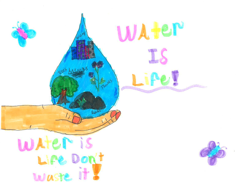 First place: Zahraa Alzayadi, Fifth grade, Jamacha Elementary School 