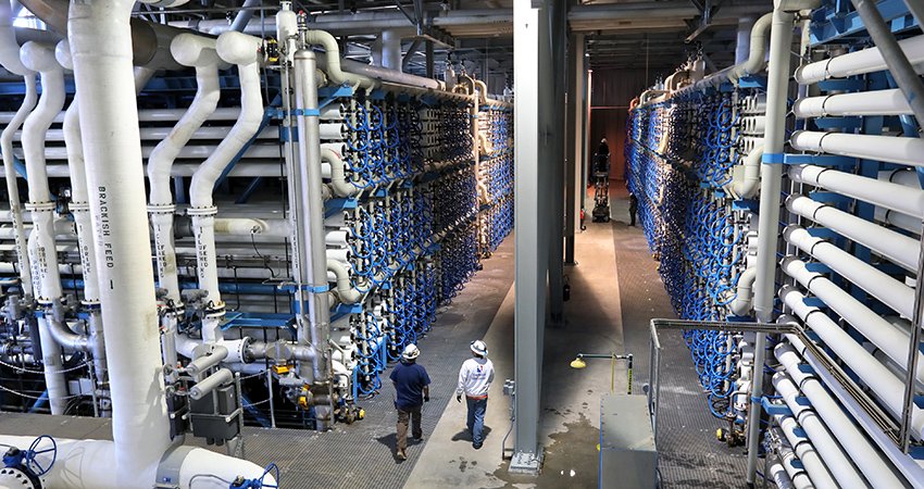 100 billion gallons-reverse osmosis-seawater desalination