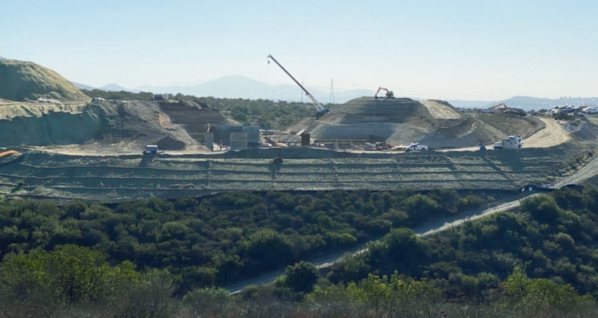 Mission Trails FRS II construction area