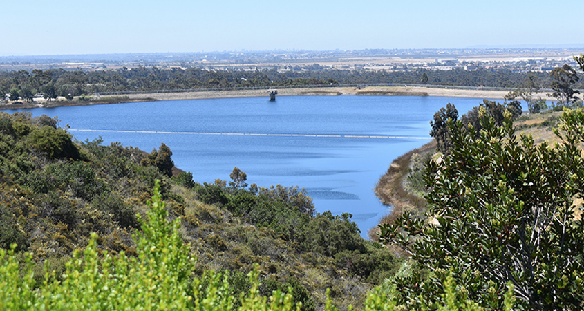 Today in 2020, the Miramar Reservoir is poised to play a key role in the Pure Water San Diego project. Photo: City of San Diego