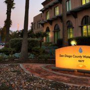San Diego County Water Authority-Building at night-MWD