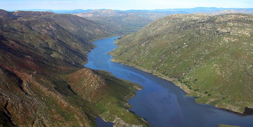 Watershed areas such as the land around the El Capitan Reservoir was assessed in the 2020 Watershed Survey by the City of San Diego. Photo: City of San Diego