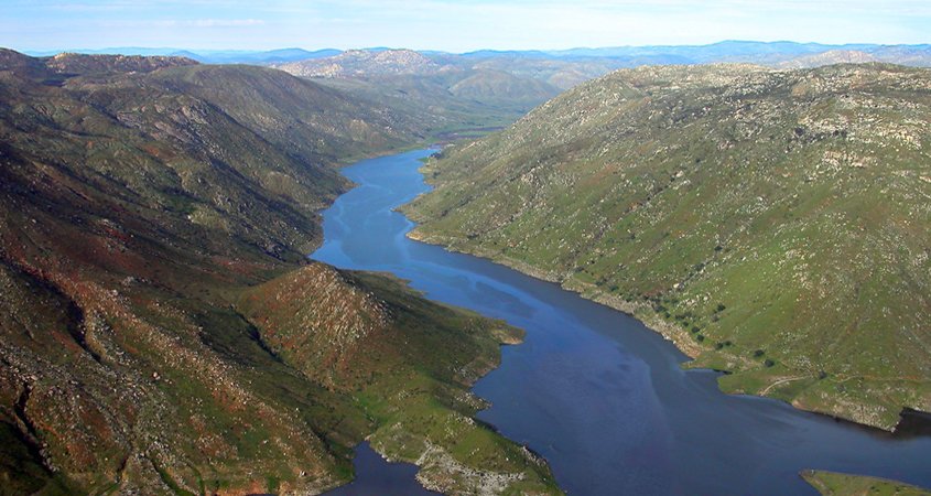 Watershed areas such as the land around the El Capitan Reservoir was assessed in the 2020 Watershed Survey by the City of San Diego. Photo: City of San Diego