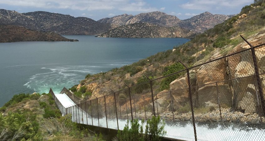 San Vicente Dam-Fill Chute-Energy Storage Project