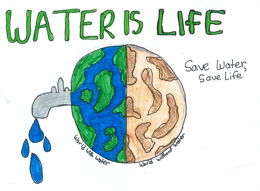 Second place: Ava Hilinski, fifth grade, Thurgood Marshall Elementary School young artists win Otay