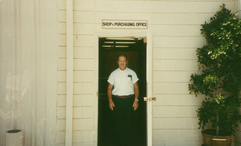 Amos Sherwood worked for the San Dieguito Water District from 1960 – 1990 and rose to become superintendent there. Photo: Courtesy Jessica Sherwood