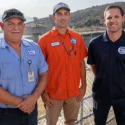 Members of the Rasmusssen family (L to R) Ed, Eric, and Howard Rasmussen. Photo: San Diego County Water Authority