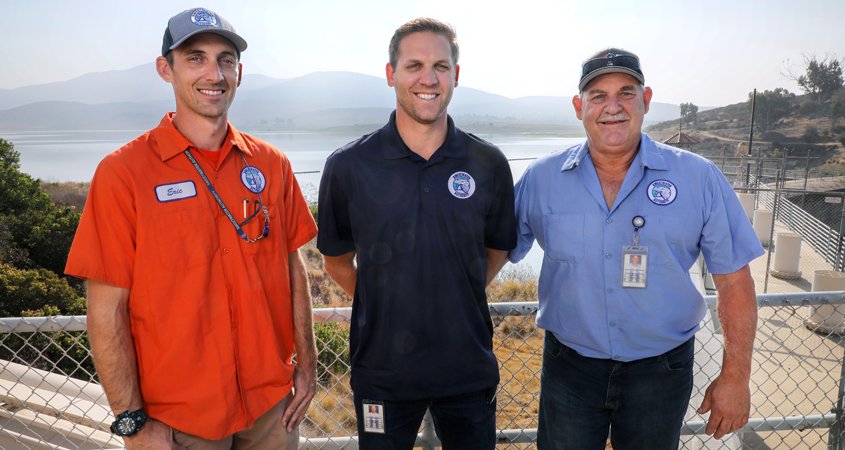 The Rasmussen family represents a collective 35 years of employment at the Sweetwater Authority. Photo: San Diego County Water AuthorityThe Rasmussen family represents a collective 35 years of employment at the Sweetwater Authority. Photo: San Diego County Water Authority