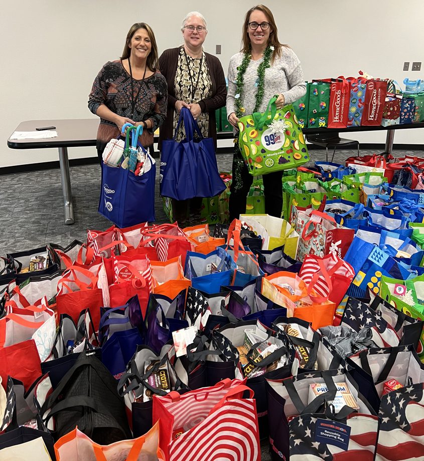 City of Escondido Environmental Programs/Utilities team employees drop off this year's donations Photo: City of Escondido 