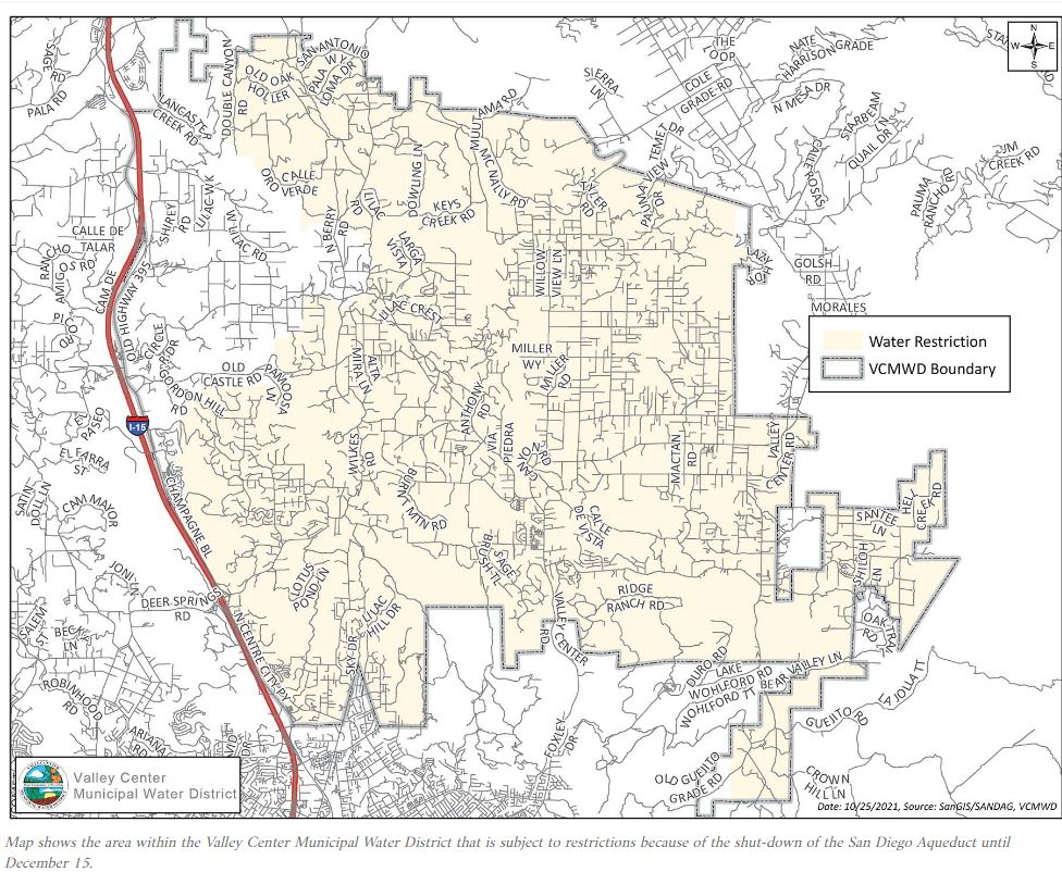 First Aqueduct shutdown-Map