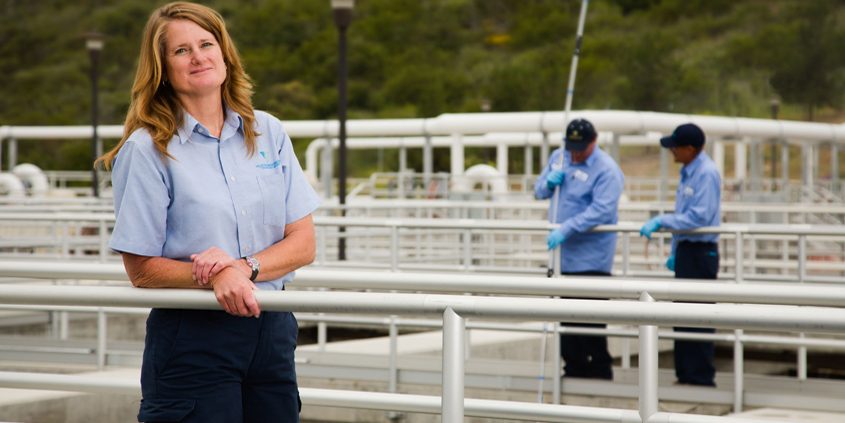 Vallecitos Water District Wastewater Treatment Plant Supervisor Dawn McDougle announced her retirement at the end of 2021 after a three decade career. Photo: Vallecitos Water District