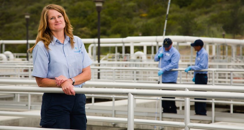 Vallecitos Water District Wastewater Treatment Plant Supervisor Dawn McDougle announced her retirement at the end of 2021 after a three decade career. Photo: Vallecitos Water District