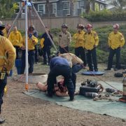 North County firefighters-confined space-Olivenhain Municipal Water District