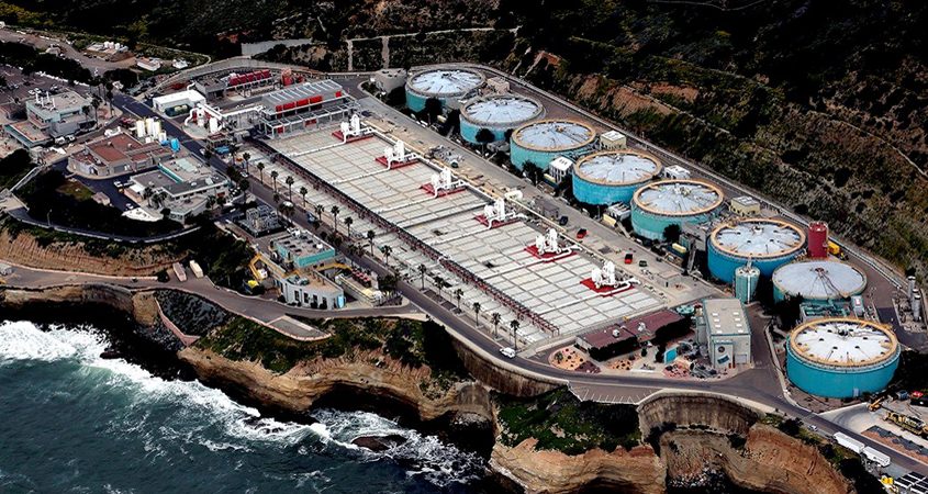 The City of San Diego processes wastewater at its Point Loma treatment plant. Photo: City of San Diego