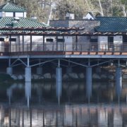 The popular dining deck at award-winning Santee Lakes. Photo: Padre Dam Municipal Water District