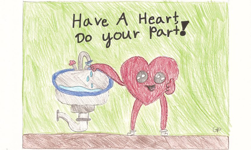 Honorable Mention – Gabrielle Portilla, Lakeview Elementary Elementary, Grade 3. Photo: Helix Water District