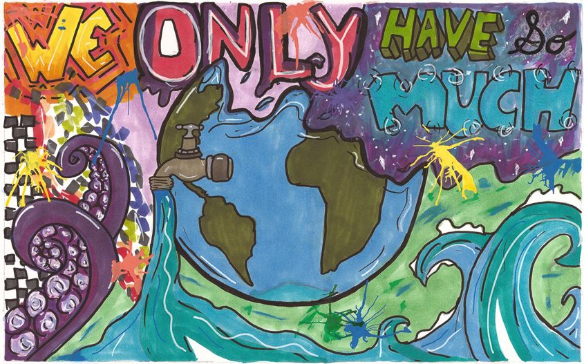 Honorable Mention – Lindsay Lu, Christ Lutheran School, Grade 8. Photo: Helix Water District
