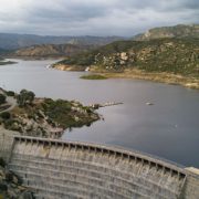Barrett Reservoir was created with the completion of Barrett Dam in 1922 after about three years of construction. Photo: City of San Diego