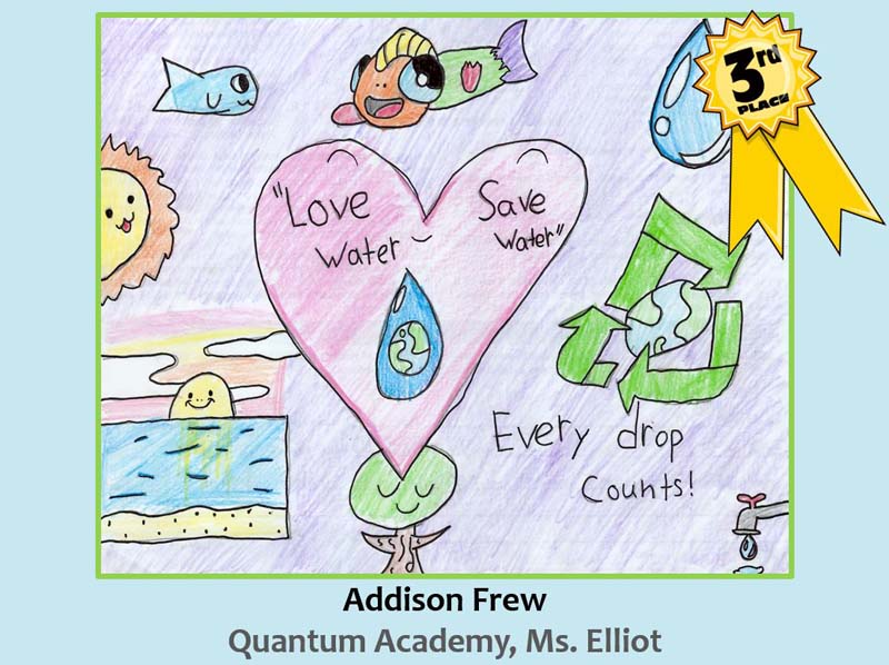 Escondido Student Poster Contest Third Place: Addison Frew, Quantum Academy. Photo: City of Escondido