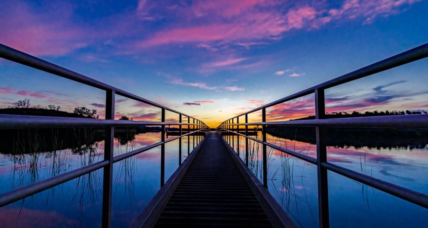 First Place winner: John Wozny, “Casting A Sunset.” Photo: Helix Water District Lake Jennings 2022